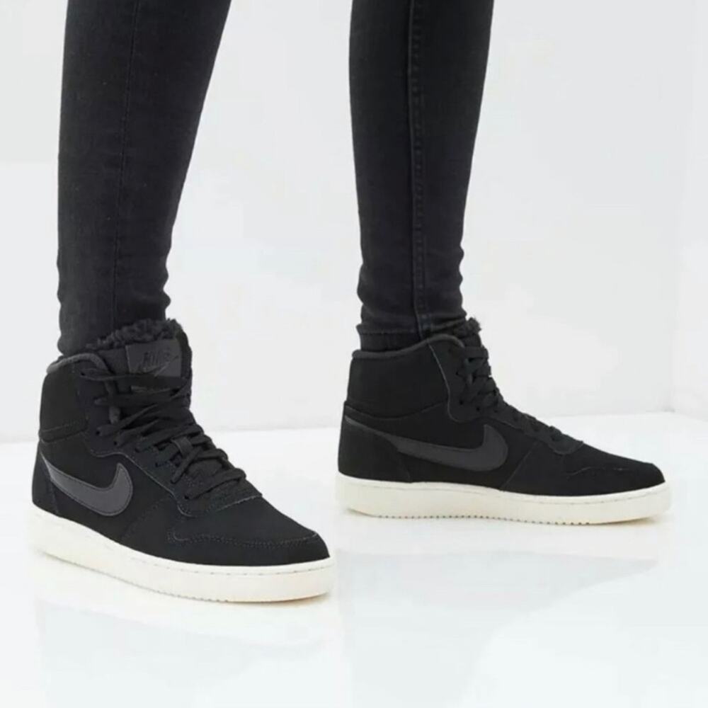 Nike Ebernon Mid Fleece Shoes Sneakers 12